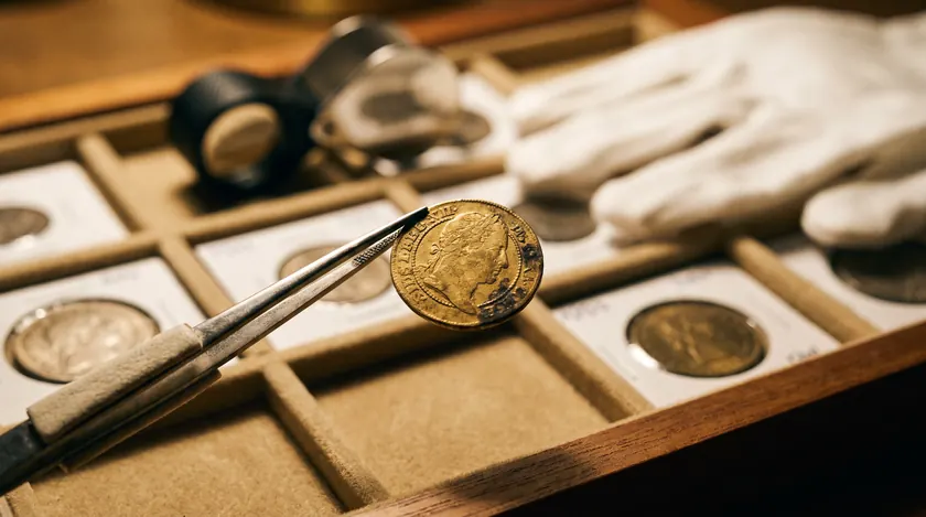 Vintage gold coins valuation